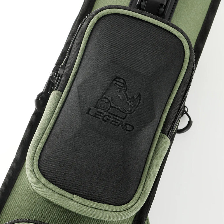 LEGEND RoomX 3x5 Hard Pool Cue Case - Sage Green