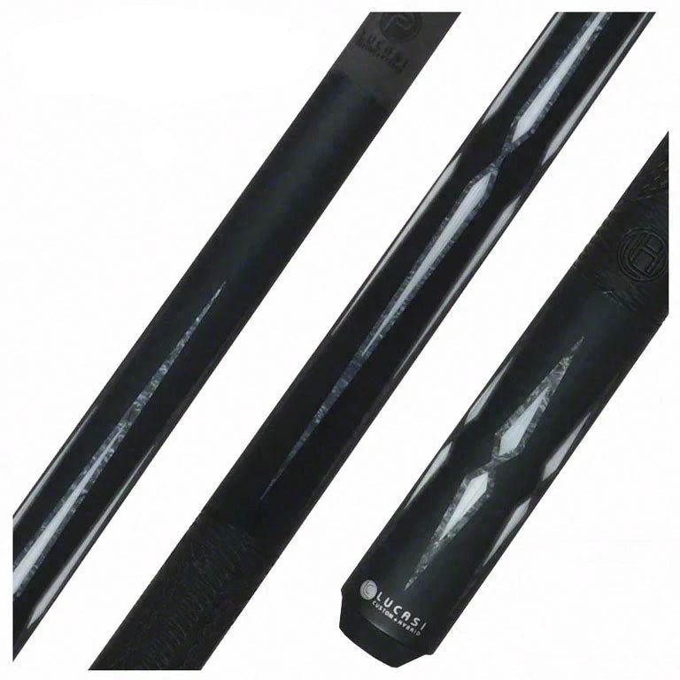 Lucasi Pinnacle Matte Black Play Cue - LP20