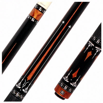 Cuelees Carefree 1 Pool Cue with Genuine Black Shark Skin Wrap - LS-A02