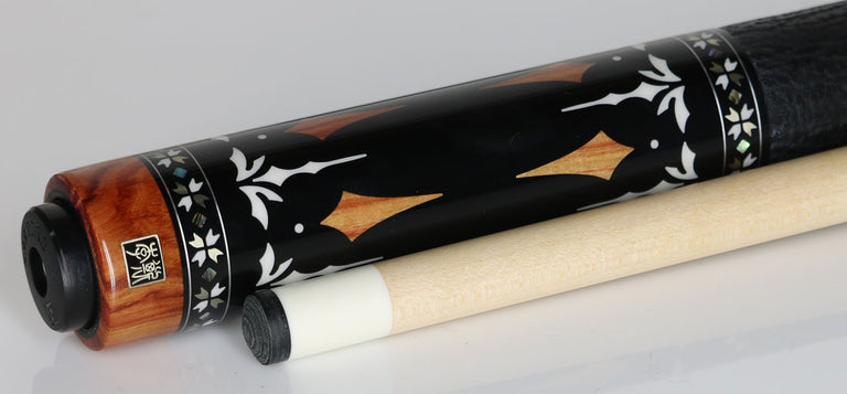 Cuelees Carefree 1 Pool Cue with Genuine Black Shark Skin Wrap - LS-A02