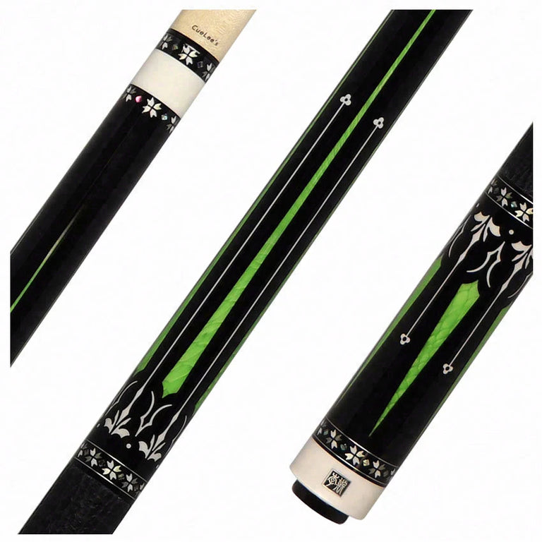 Cuelees Carefree 2 Pool Cue with Genuine Black Shark Skin Wrap - LS-A03