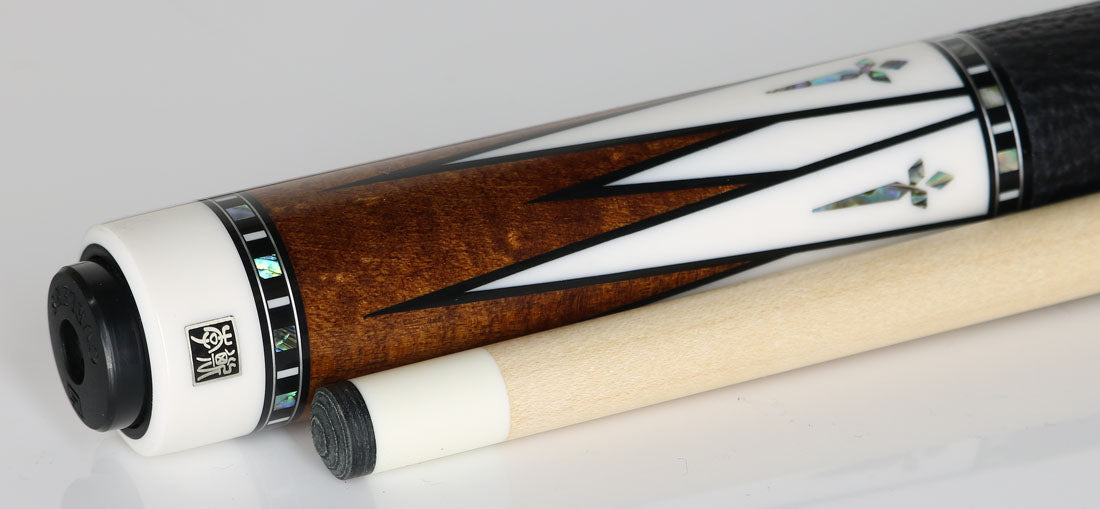 Cuelees Jade Dragon Pool Cue with Genuine Shark Skin Wrap - LS-B01