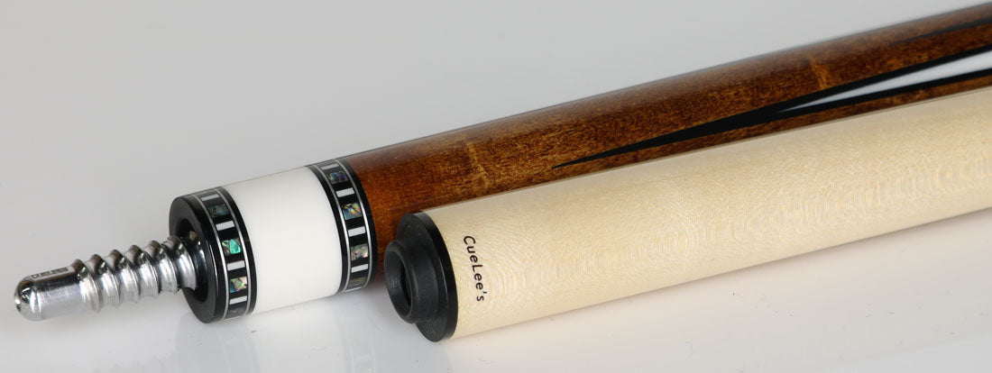 Cuelees Jade Dragon Pool Cue with Genuine Shark Skin Wrap - LS-B01