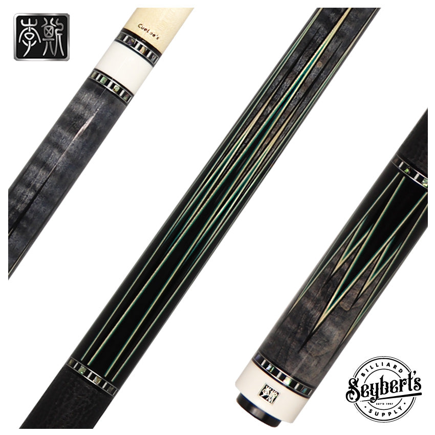 CUE LEE'Sバット Cuelees Phantom Sword 2 Pool Cue with Genuine Shark Skin Wrap - LS