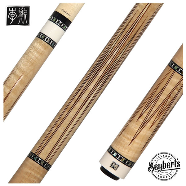 Cuelees Phantom Sword 3 Pool Cue with Wrapless Curly Maple Handle