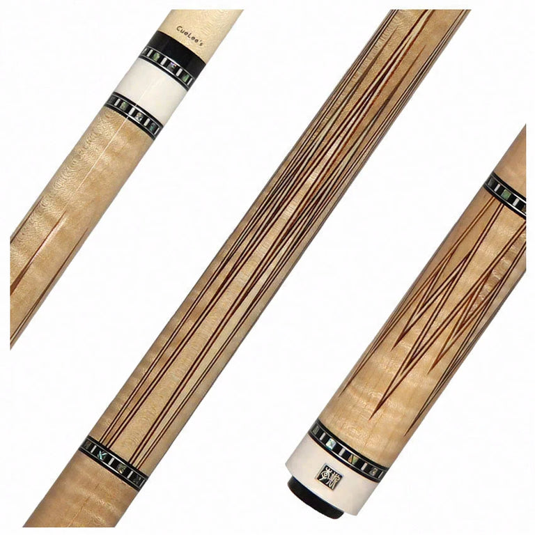 Cuelees Phantom Sword 3 Pool Cue with Wrapless Curly Maple Handle - LS-B04