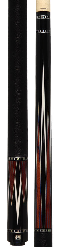 Cuelees Beserker Pool Cue with Black Ostrich Wrap - LS-B05