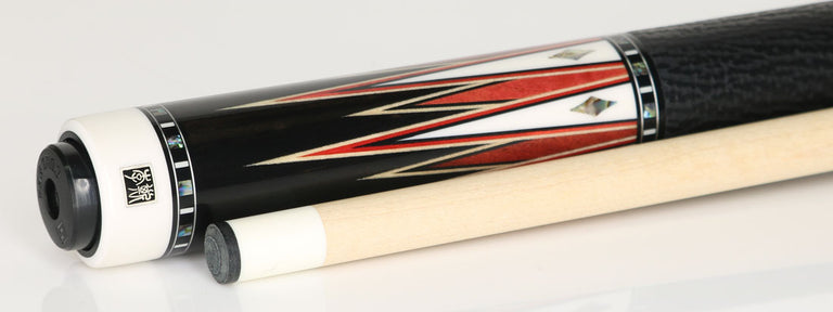 Cuelees Skyblade 1 with Black Sharkskin Wrap Pool Cue - LS-B06H