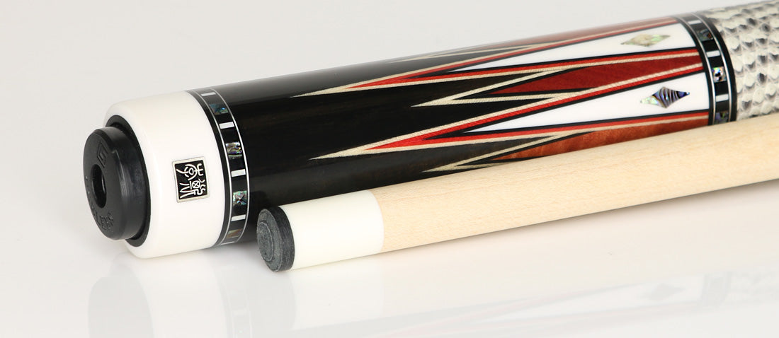 Cuelees Skyblade 1 with Genuine Ringtail Lizard Wrap Pool Cue - LS