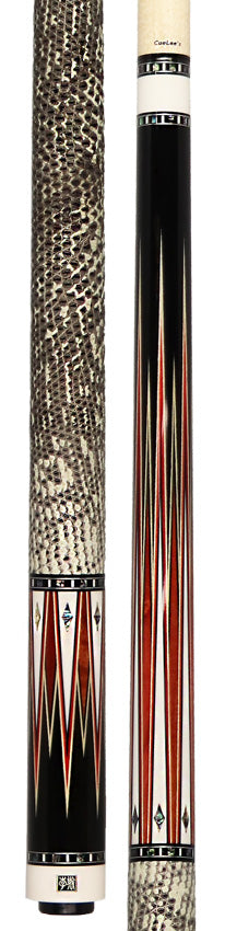 CUE LEE'Sバット Cuelees Skyblade 1 with Genuine Ringtail Lizard Wrap Pool Cue - LS