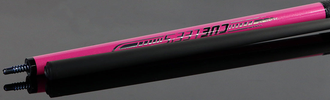 Cuelee's Metallic Pink Break Cue with Sport Grip - LS-BK04