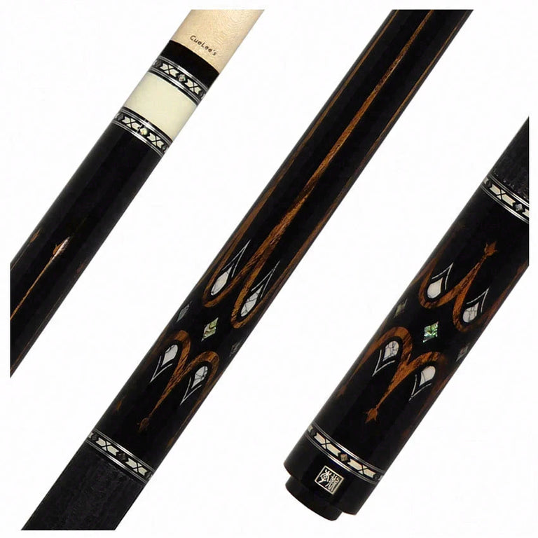 Cuelees Tyrant 1 Pool Cue with Shark Skin Wrap - LS-E01