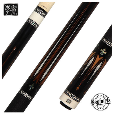 Cuelees Tyrant 2 Pool Cue with Shark Skin Wrap - LS-E02