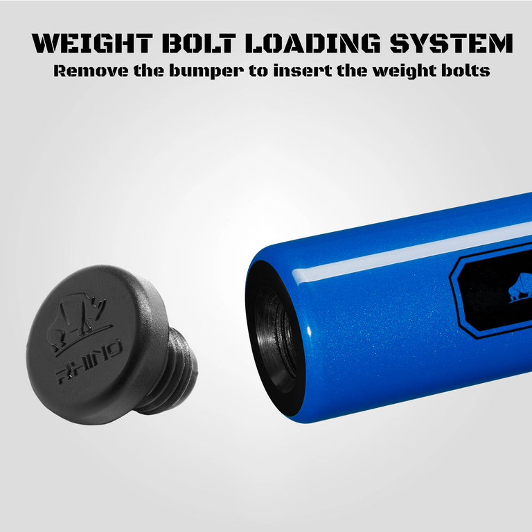 Rhino Luminax Series Ocean Blue Pool Cue with Sport Wrap - RCLUMSWOBL125