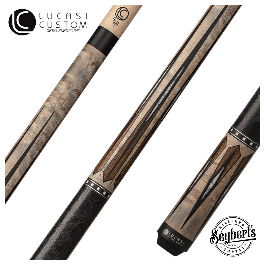 Lucasi Custom Matte Gray Wash Birdseye Maple with 6 Floating