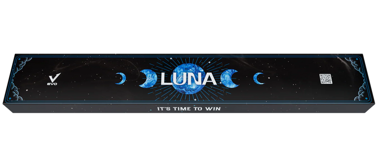 EVO Luna Sapphire Gate Leather Wrap Pool Cue Maxbing Edition