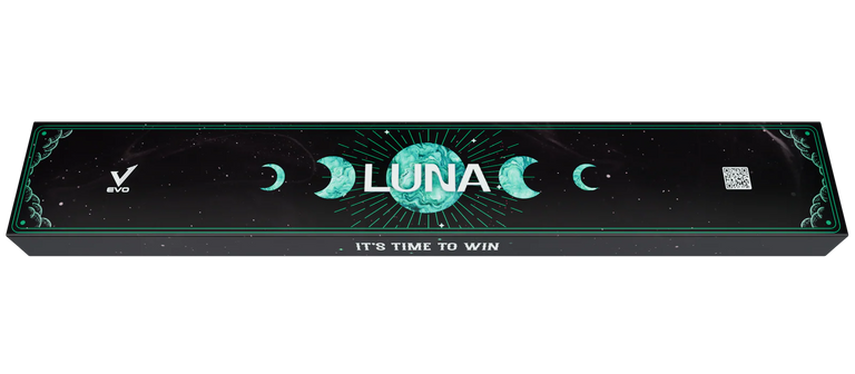 EVO Luna Malachite Eclipse Leather Wrap Pool Cue Maxbing Edition