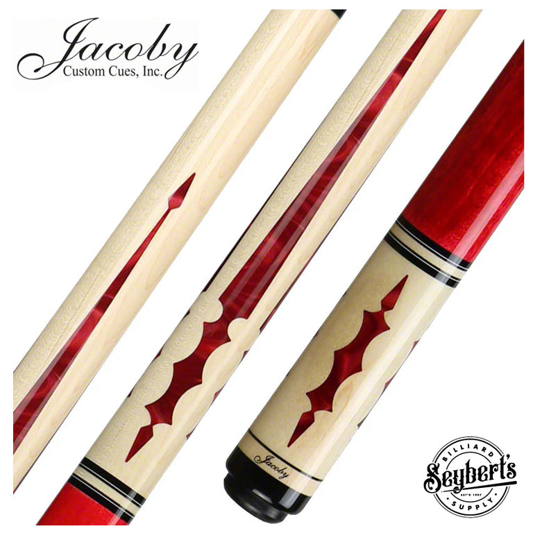 Jacoby MAG 2 Red Pool Cue - MAG2RED