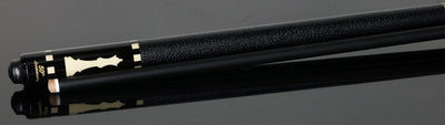 McDermott 50th Anniversary Series Ebony with Birdseye Maple Cue with Defy Shaft and Commemorative 1x1 Case