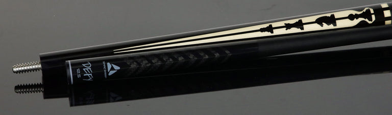 McDermott 50th Anniversary Series Ebony with Birdseye Maple Cue with Defy Shaft and Commemorative 1x1 Case