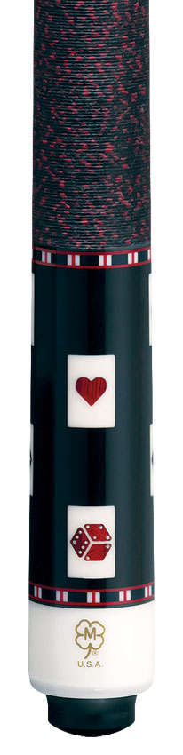 McDermott 50th Anniversary Series Curly Maple with Ebony Points Cue with all Maple Shaft and Commemorative 1x1 Case