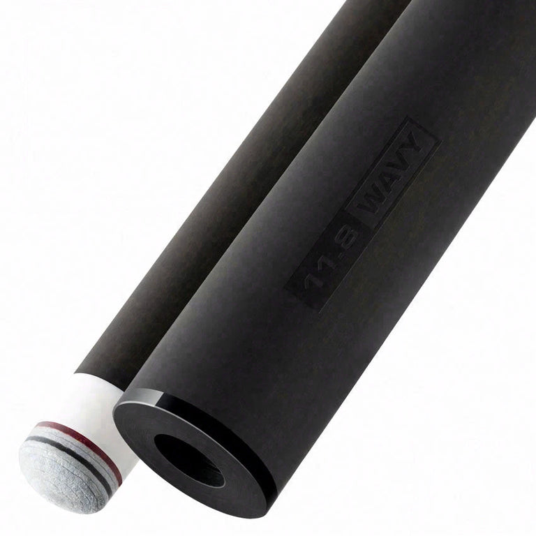 Cuetec Cynergy Mezz Wavy Joint Thin Collar Carbon Shaft
