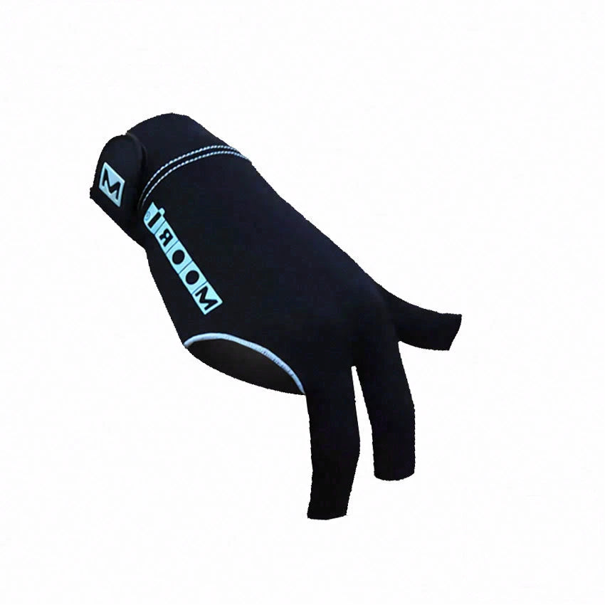 Moori Open Finger Right Hand Glove-Black - Seybert's Billiards Supply