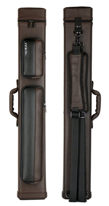 Mirai Brown and Black 4x6 Hard Pool Cue Case