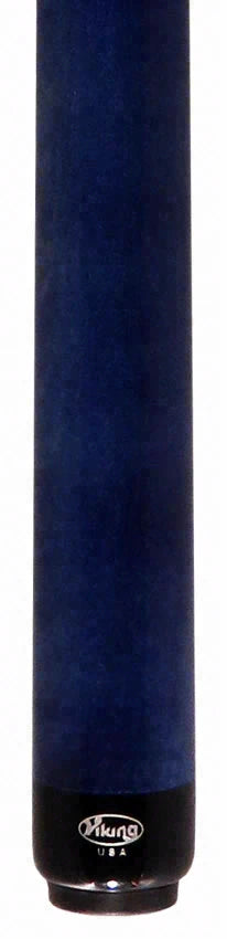 Viking Motore Series Midnight Black with 4 Blue Inlaid Points Play Cue with 12.5mm Siege Carbon Fiber Shaft