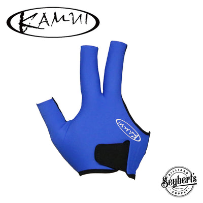 Kamui Quick Dry Blue Billiard Glove - Right Hand