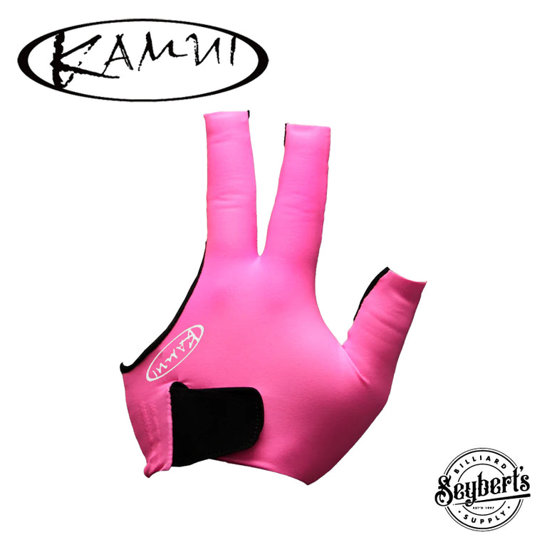 Kamui Quick Dry Pink Billiard Glove - Left Hand