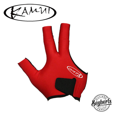 Kamui Quick Dry Red Billiard Glove - Right Hand