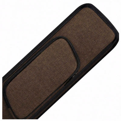 Predator Metro Nylon Brown Top Zip 2x4 Hard Pool Cue Case - NYL2B4SBRNH