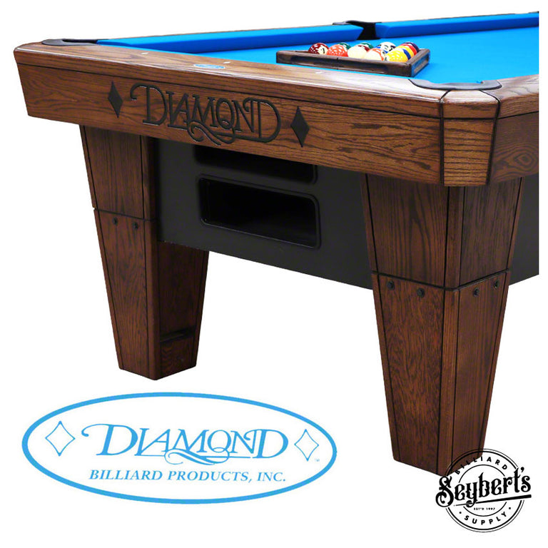 Diamond Pro Am Oak With Walnut Finish Pool Table - Diamond Billiards ...