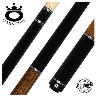 O'Min Ebony and Bocote Pool Cue - OM-N02