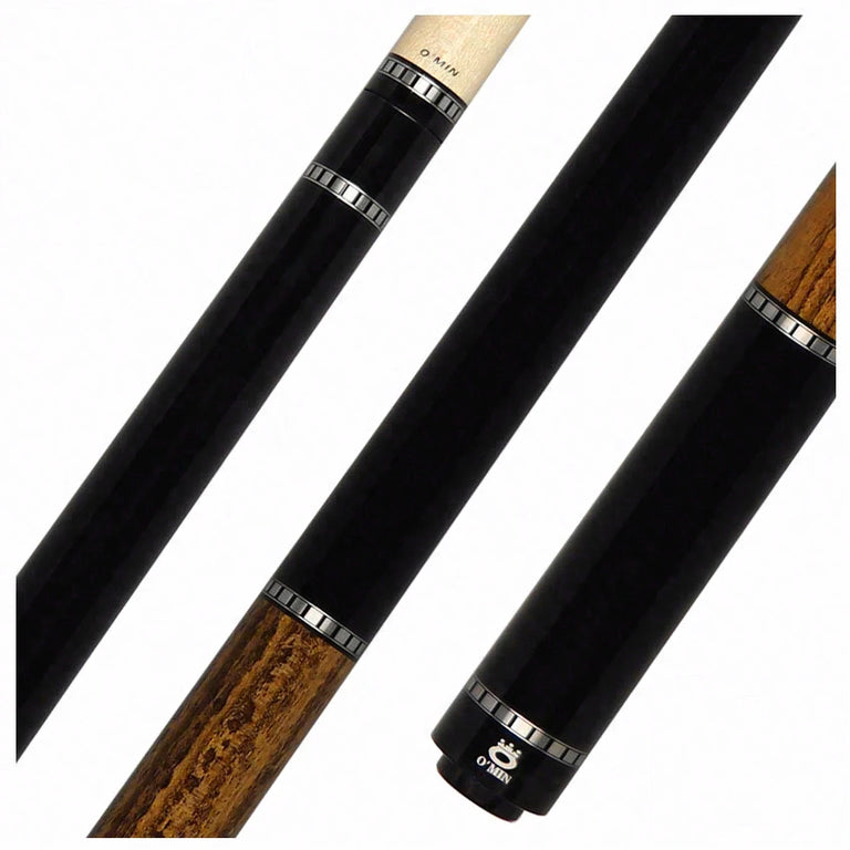 O'Min Ebony and Bocote Pool Cue - OM-N02