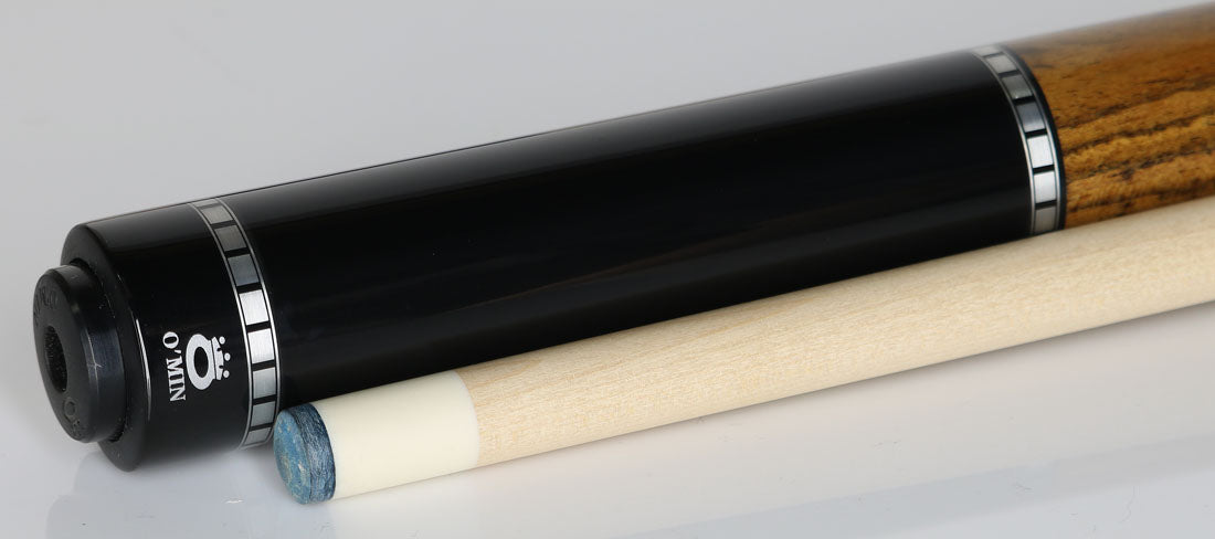 O'Min Ebony and Bocote Pool Cue - OM-N02 - Seybert's Billiards Supply