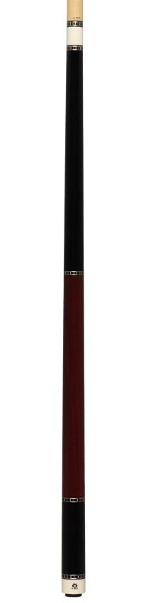 O'Min Black and Purpleheart Wood Pool Cue - OM-N14B