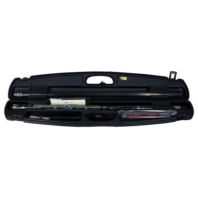 Longoni Ogiva Silver No Wrap Pool Cue with Luna Nera Graphite Shaft