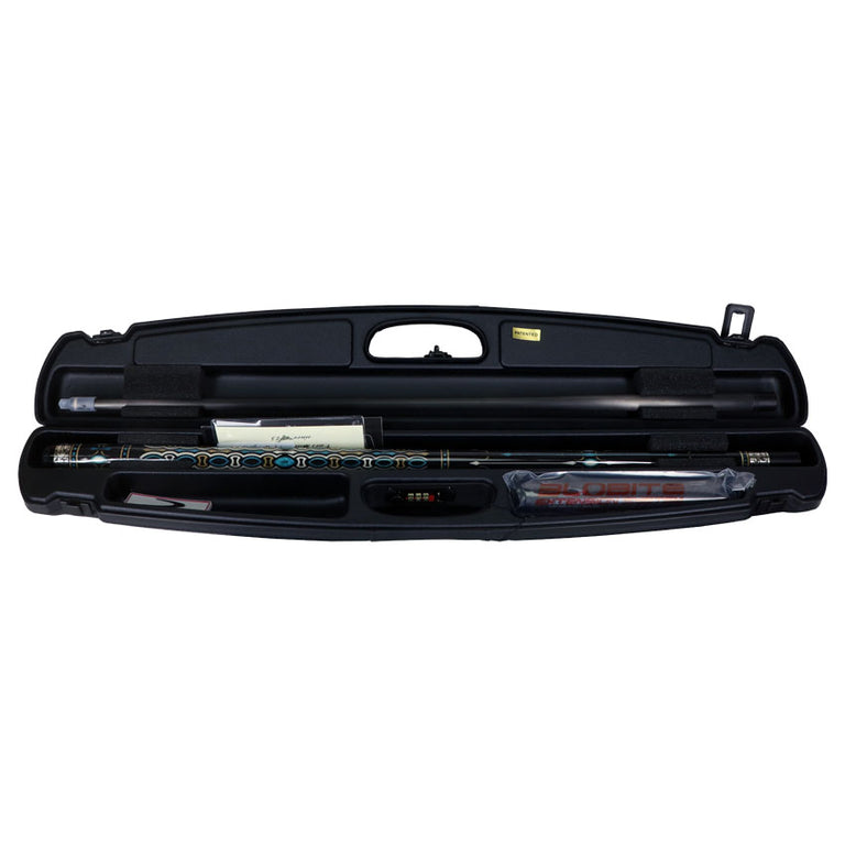 Longoni Ogiva Silver No Wrap Pool Cue with Luna Nera Graphite Shaft