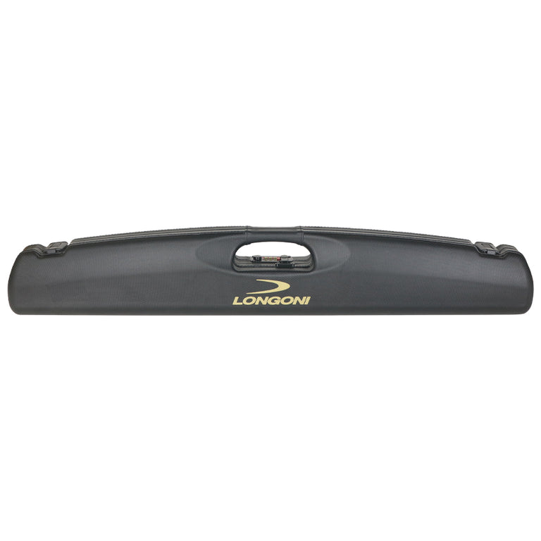 Longoni Valigetta Compact Black ABS 1x2 Hard Pool Cue Case - LG201564L