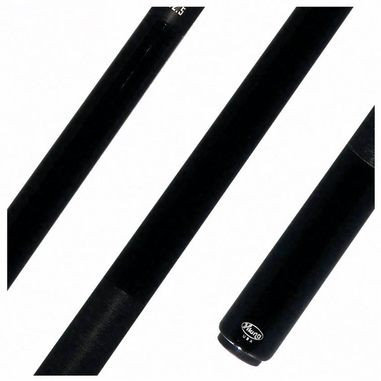 Viking Ovation Series Midnight Black Stained Maple Play Cue with 12.5mm Siege Carbon Fiber Shaft