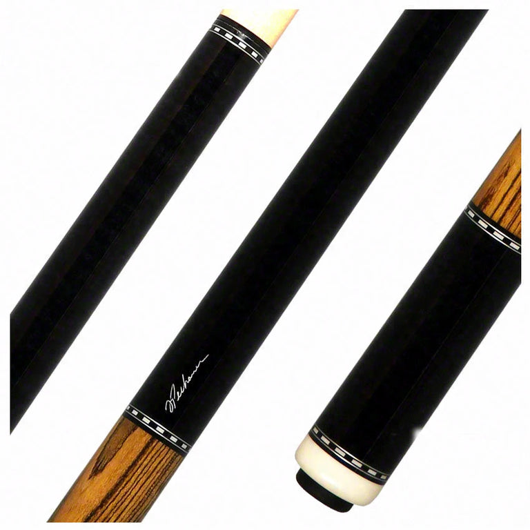 Pechauer Pro Series P05R Ebony Stained Maple with Bocote Wrapless Pool Cue