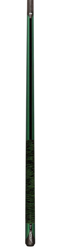 P3 Predator Matte Metallic Green With Black-Green Stacked Wrap - Uni-Loc