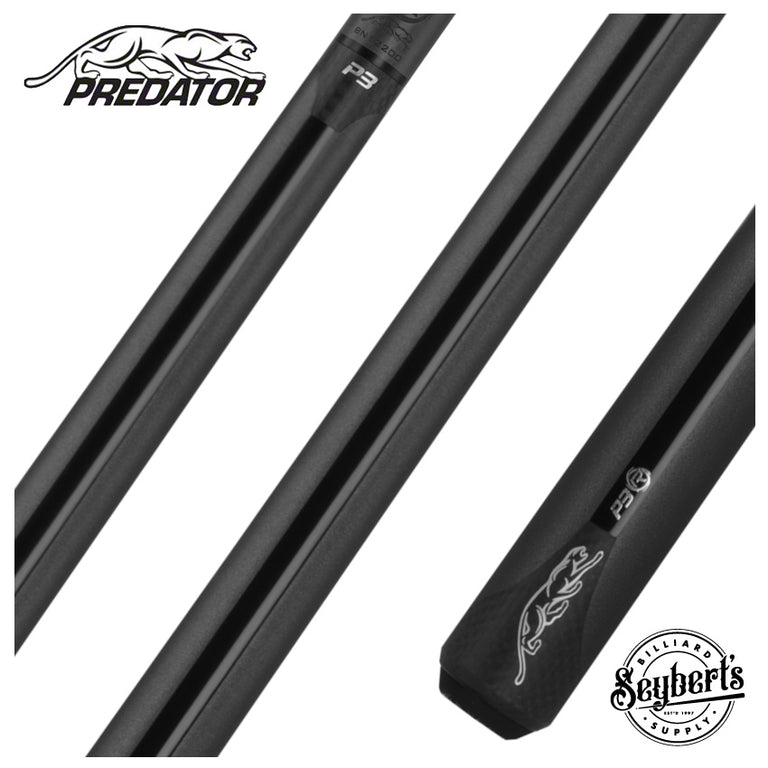 Predator P3 Metallic Gray Uniloc No Wrap Pool Cue - P3GRYNW