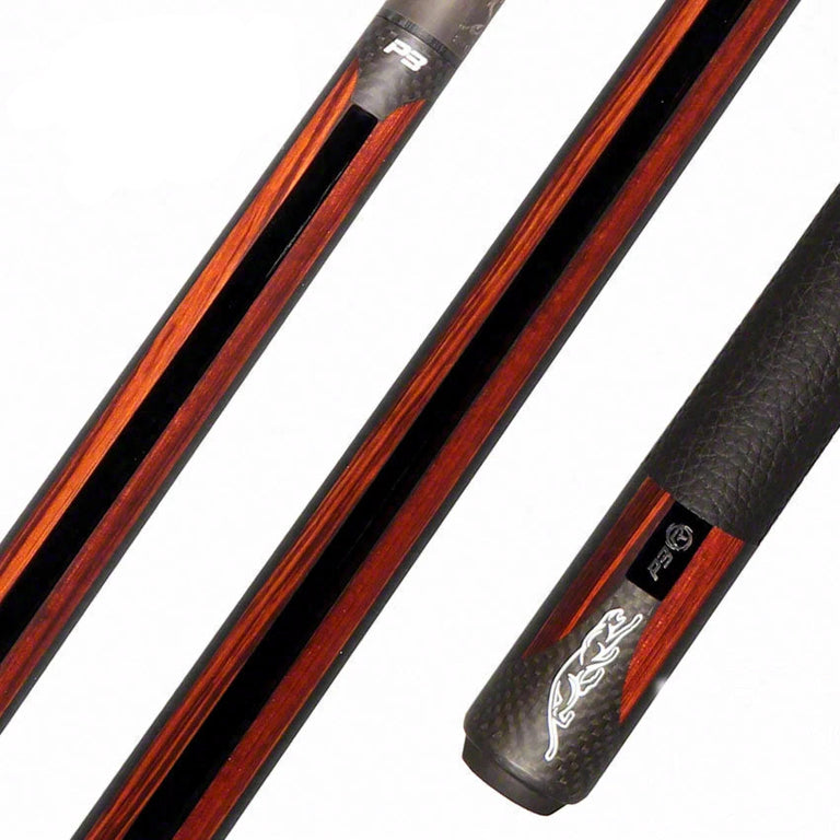 Predator P3 Red Tiger Rengas Wood Lux Leather Wrap - P3REVORENLL