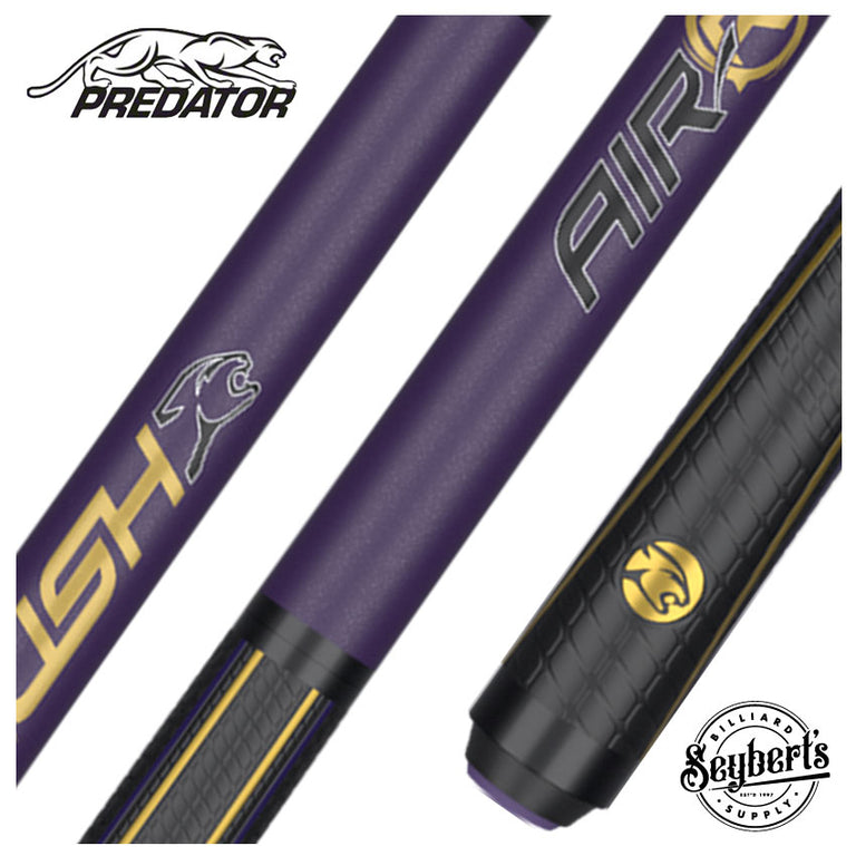 Predator AIR Rush Metallic Purple Jump Cue - Sport Wrap