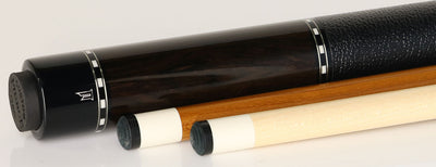 Jim Pierce Custom Cues - African Blackwood with 4 African Blackwood Points - 2 Shafts