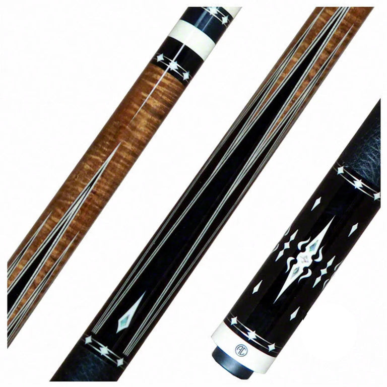 Ariel Carmeli Koa Custom 6 Point Pool Cue