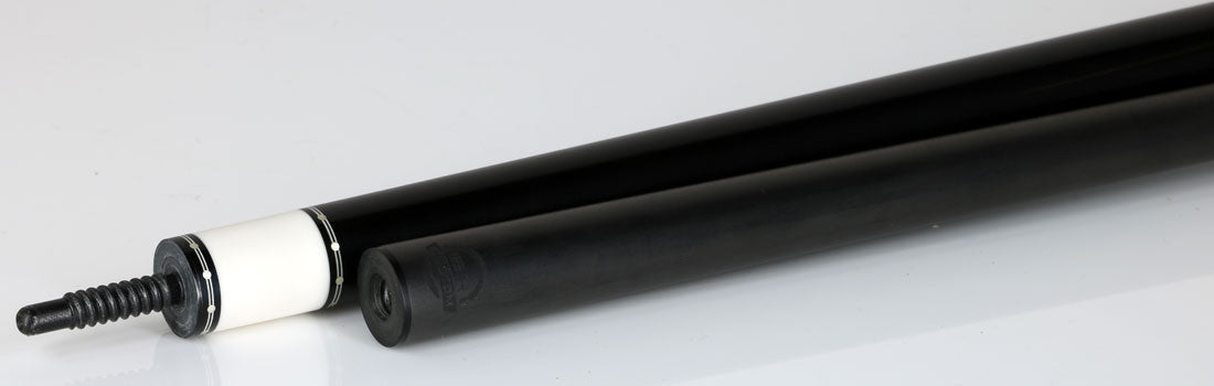 PFD Studios Custom Ebony and Burl Wood Cue - Seybert's Billiards